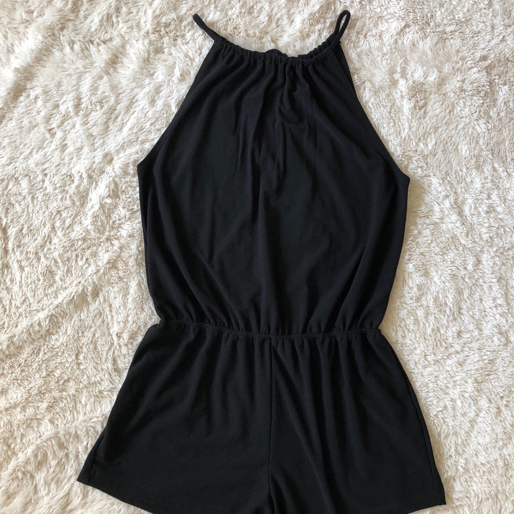 Forever 21 High-Neck Short Romper